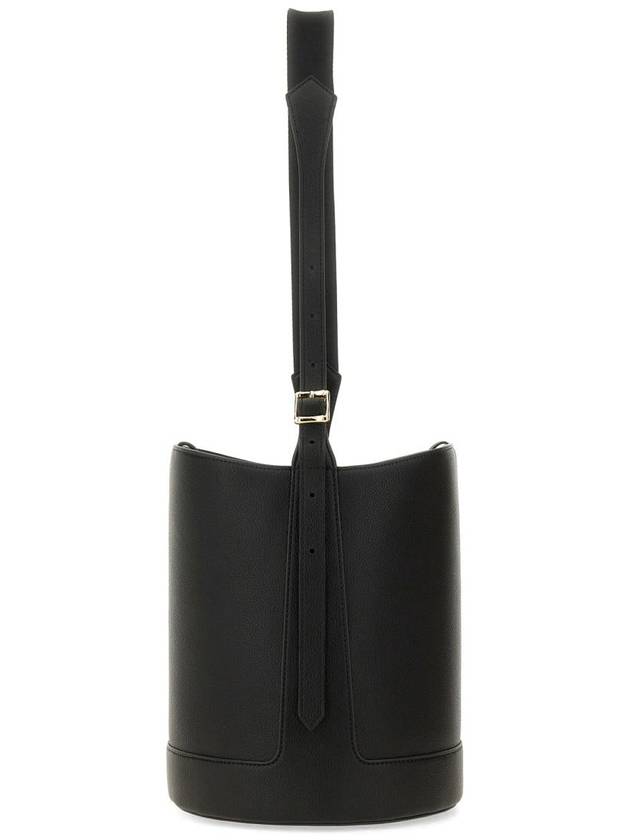 Ana Leather Shoulder Bag Black - A.P.C. - BALAAN 4