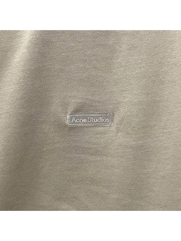 Back Logo Patch Crew Neck Short Sleeve T-Shirt Grey - ACNE STUDIOS - BALAAN 8