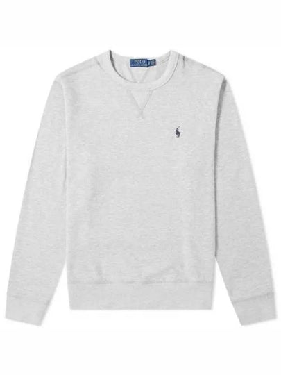 Embroidered Logo Pony Crew Neck Sweatshirt Grey - POLO RALPH LAUREN - BALAAN 2