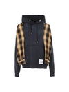 Destroyed Check Hoodie Black - MAISON MIHARA YASUHIRO - BALAAN 1