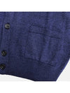 Fox Head Patch Classic Wool Cardigan Navy - MAISON KITSUNE - BALAAN 6