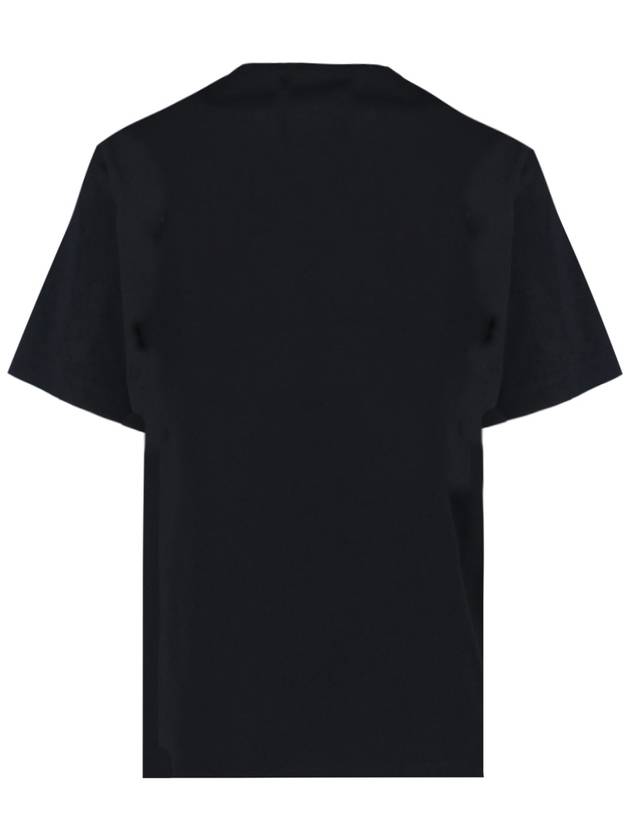 EKD Print Cotton Short Sleeve T-Shirt Black - BURBERRY - BALAAN 3