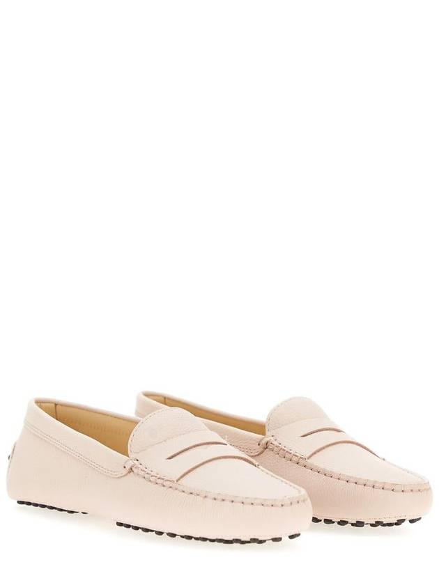 Women's Gommino Leather Driving Shoes Pink - TOD'S - BALAAN 3