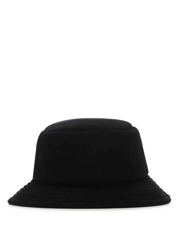 Location Print Cotton Bucket Hat Black - BURBERRY - BALAAN 3