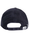 Embroidered Logo Cotton Gabardine Ball Cap Navy - BURBERRY - BALAAN 6