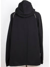 Web Detail Half Zip Up Hoodie Black XL - GUCCI - BALAAN 4