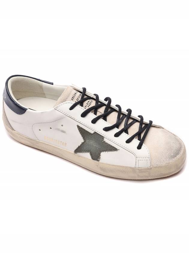 Superstar Low Top Sneakers Blue Green White - GOLDEN GOOSE - BALAAN 4