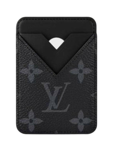 Port Cart Magnet Monogram Card Wallet Eclipse - LOUIS VUITTON - BALAAN 1