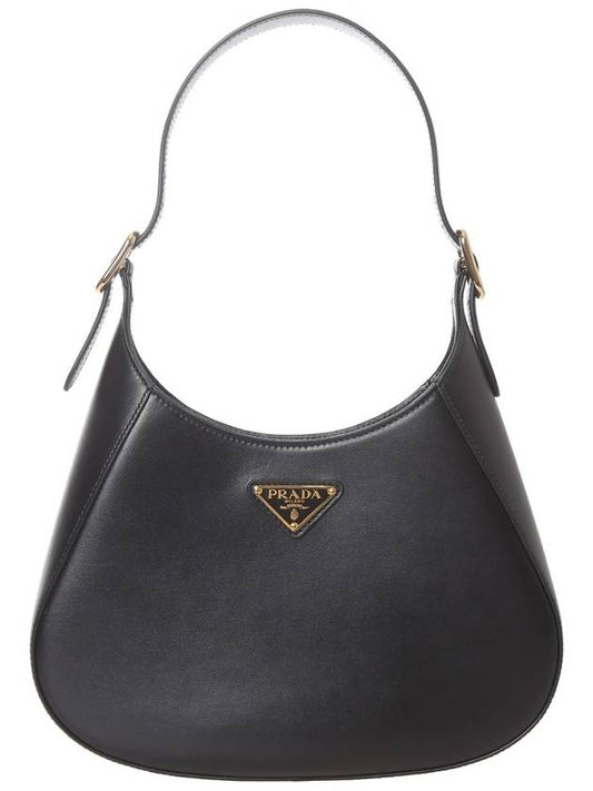 Triangle Logo Cleo Shoulder Bag Black - PRADA - BALAAN 2