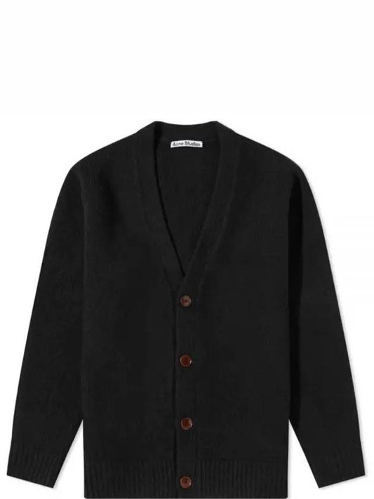 Wool Blend Cardigan Black - ACNE STUDIOS - BALAAN 2