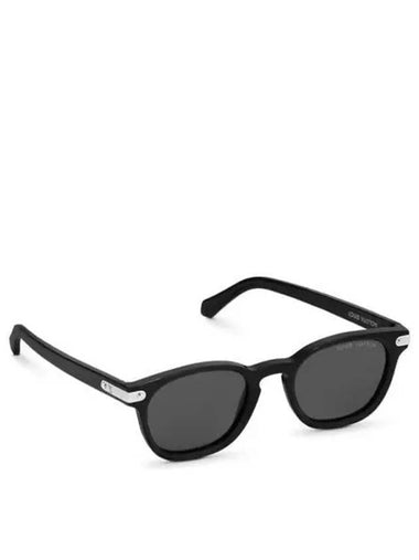 LV Signature Square Round Sunglasses Black - LOUIS VUITTON - BALAAN 1