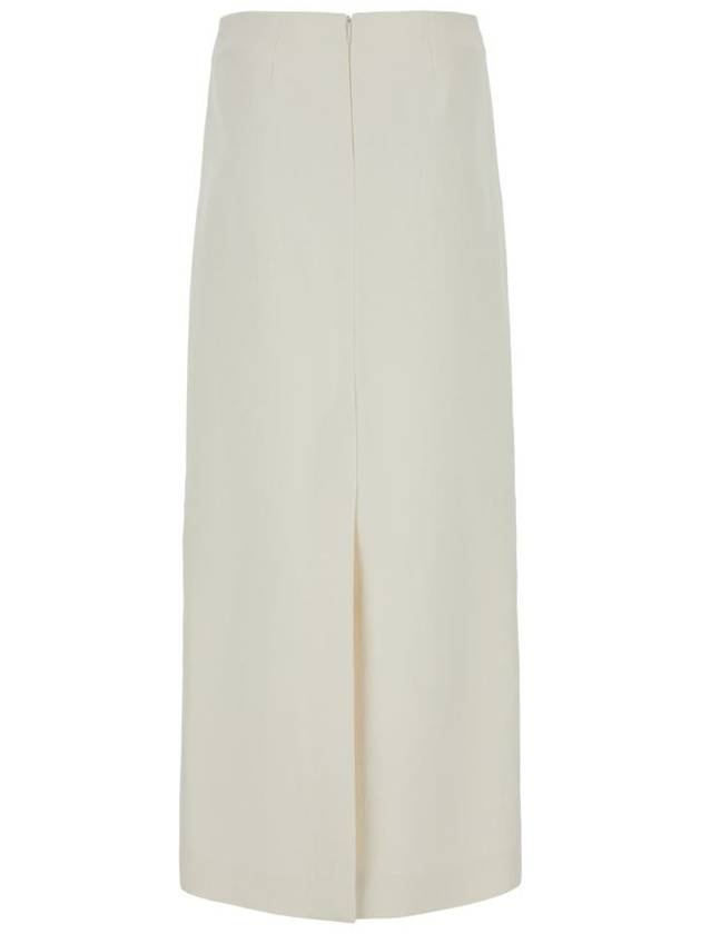 High Waist Straight Hem Maxi Skirt 13E831773145_BEIWHIMAS - SALVATORE FERRAGAMO - BALAAN 3