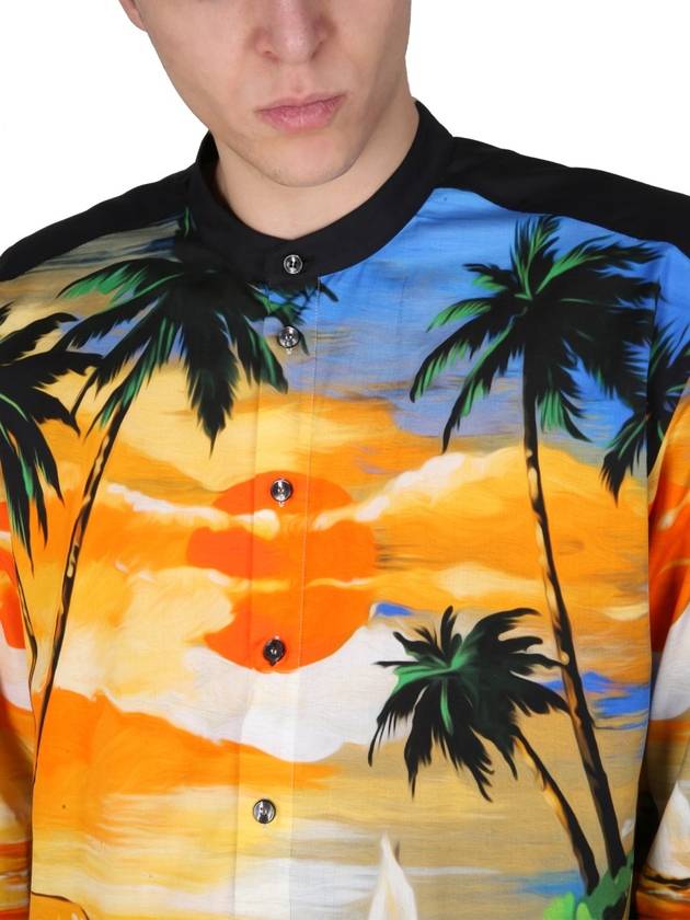 Men's Hawaiian Print Nylon Sweatshirt - DOLCE&GABBANA - BALAAN 5