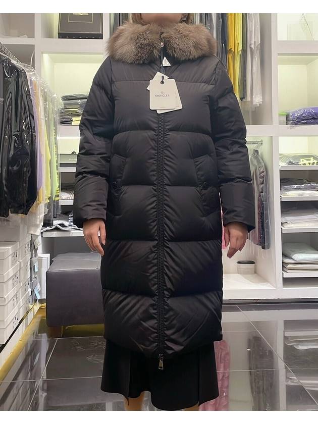 Marrionnier Long Down Jacket Padded Black - MONCLER - BALAAN 2