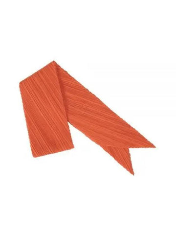 MC November Pleated Scarf Orange - ISSEY MIYAKE - BALAAN 1