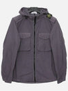 Naslan Hooded Jacket Purple - STONE ISLAND - BALAAN 3