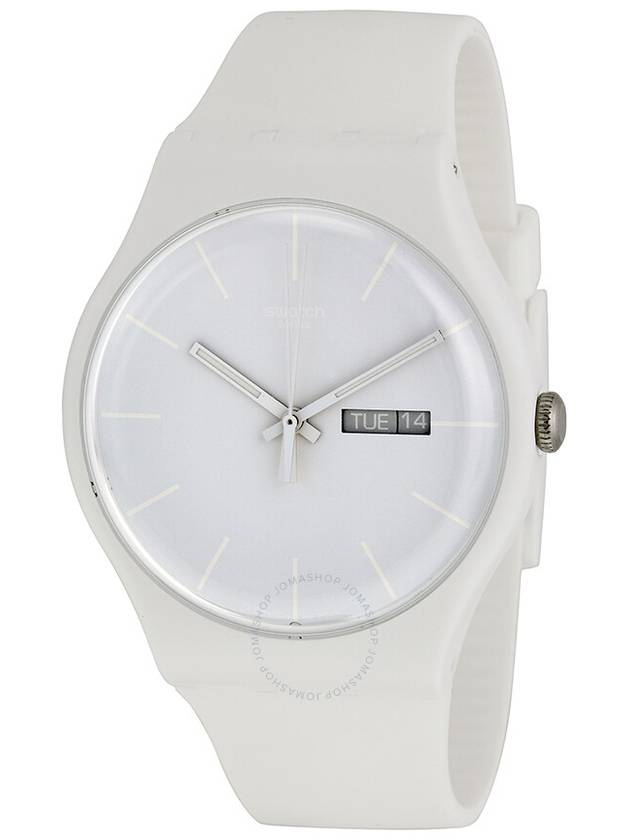 Swatch Originals White Rebel Men's Watch SUOW701 - SWATCH - BALAAN 1