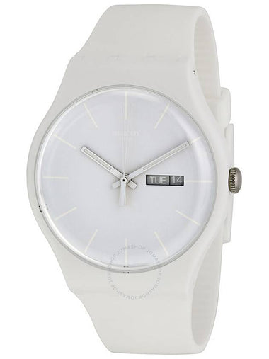 Swatch Originals White Rebel Men's Watch SUOW701 - SWATCH - BALAAN 1