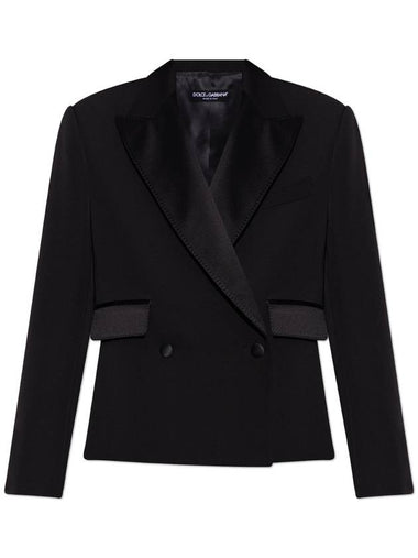 Dolce & Gabbana Wool Jacket, Women's, Black - DOLCE&GABBANA - BALAAN 1