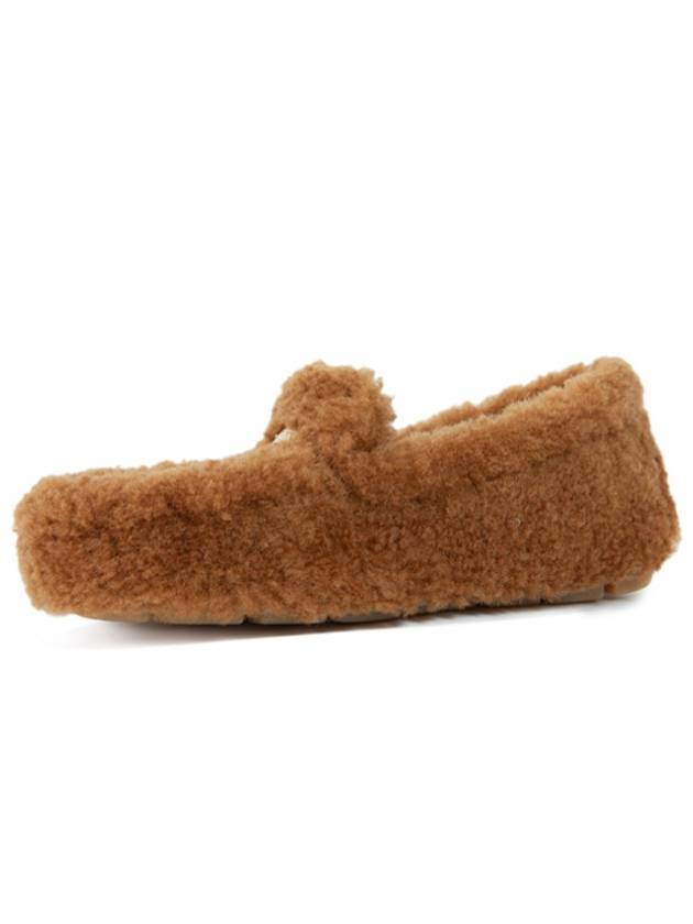 Shearling Driving Shoes Caramel - PRADA - BALAAN 2