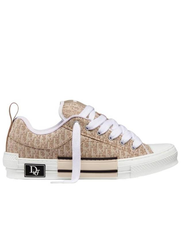 B23 Skater Oblique Jacquard Low Top Sneakers Beige - DIOR - BALAAN 1