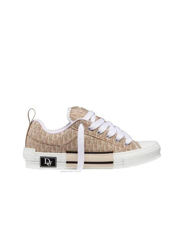 B23 Skater Oblique Jacquard Low Top Sneakers Beige - DIOR - BALAAN 1