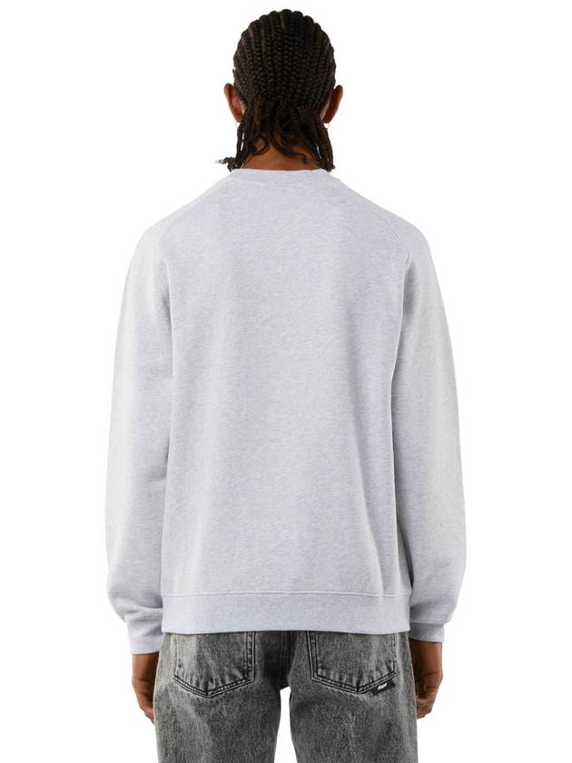 Micro Logo Cotton Sweatshirt Grey - MSGM - BALAAN 5