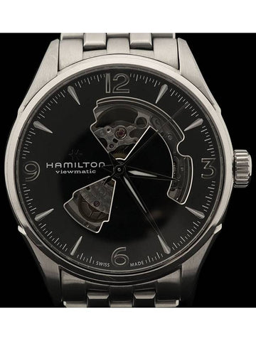 H32705131 42MM Steel Automatic JAZZMASTER Open Heart Men s Watch - HAMILTON - BALAAN 1