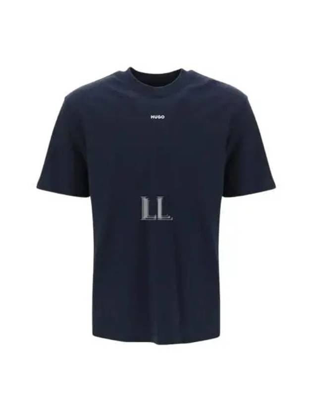 Logo Short Sleeve T-Shirt Navy - HUGO BOSS - BALAAN 2