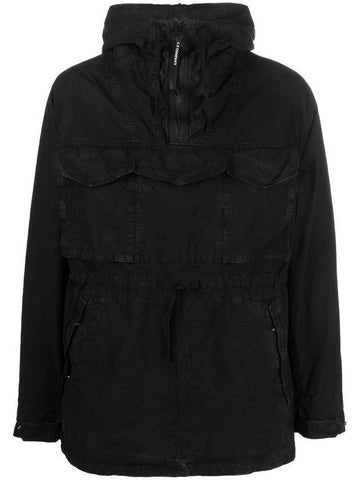 Men's Lens Wappen Hoodie Black - CP COMPANY - BALAAN 1