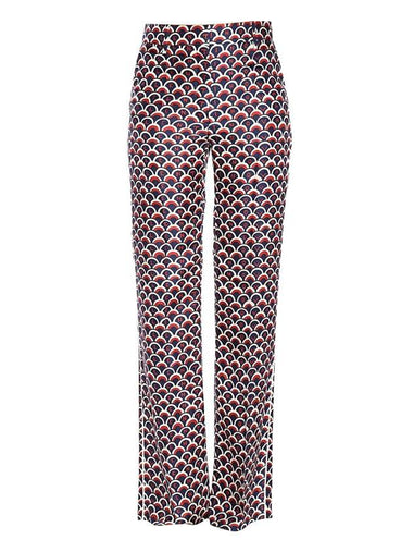 Printed Flare Wide Pants - VALENTINO - BALAAN 1