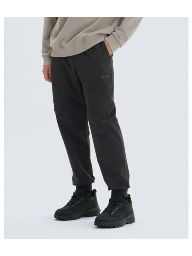 Rago Brushed Jogger Pants S24WMTPT39 Dark Charcoal - SNOW PEAK - BALAAN 1