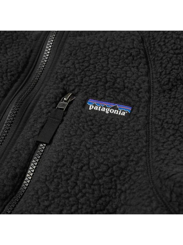 Retro Pile Fleece Zip-Up Jacket Black - PATAGONIA - BALAAN 5