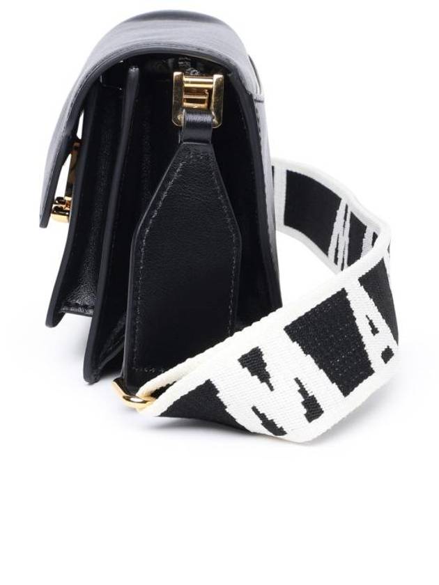 Women's Mini Trunk Soft Shoulder Bag Black - MARNI - BALAAN 6