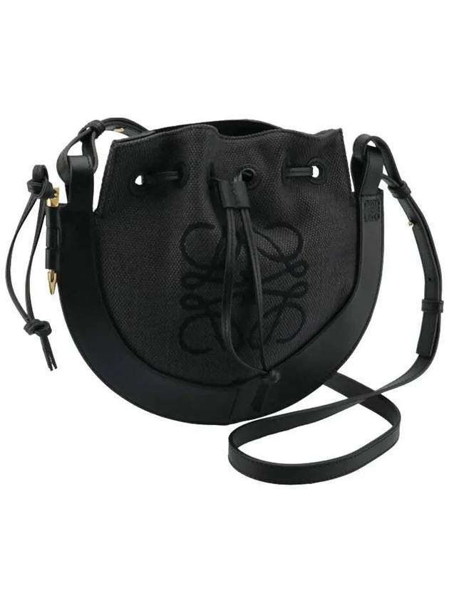 Horseshoe Anagram Small Cross Bag Anthracite - LOEWE - BALAAN 5