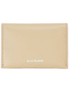 Logo Bifold Card Wallet Beige - ACNE STUDIOS - BALAAN 2