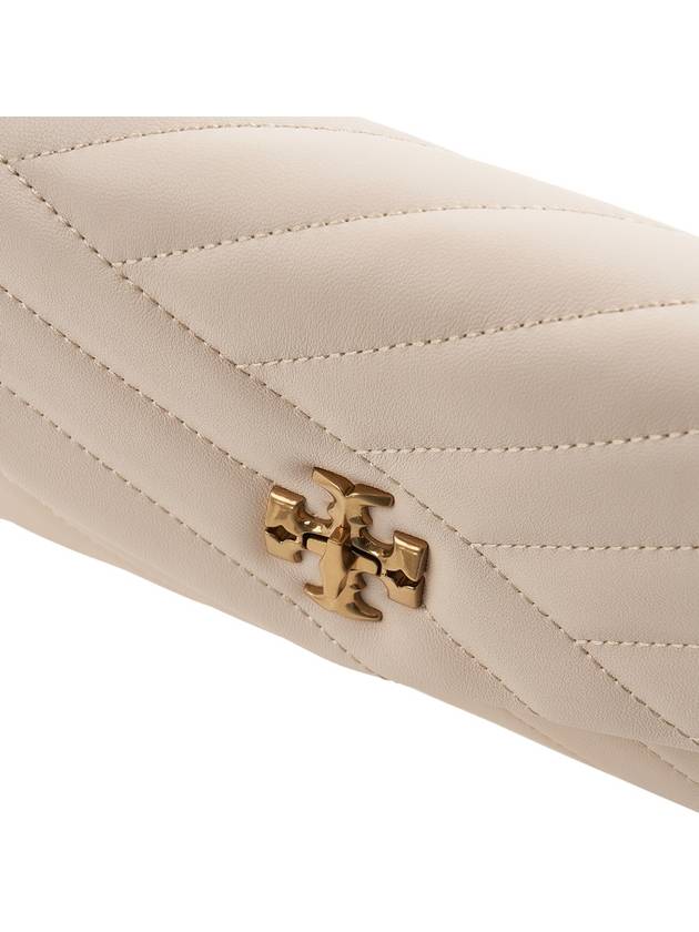 Kira Chevron Chain Long Wallet New Cream - TORY BURCH - BALAAN 7