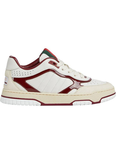 Women's Reweb Low Top Sneakers White - GUCCI - BALAAN 2