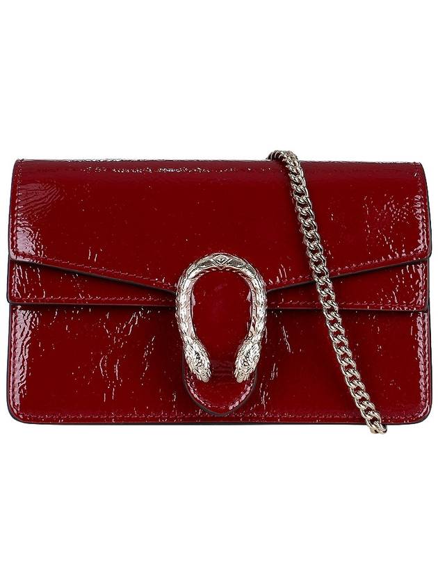 Dionysus Super Mini Cross Bag Red - GUCCI - BALAAN 3