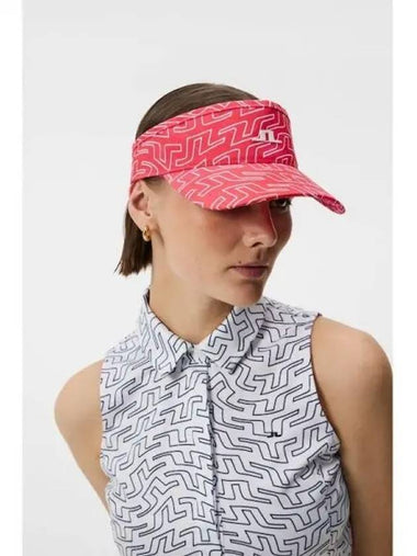 Golf Women Bon Visor Sun Ball Cap Baseball Hat Print Pink Domestic Product GR5Y24050992565 - J.LINDEBERG - BALAAN 1