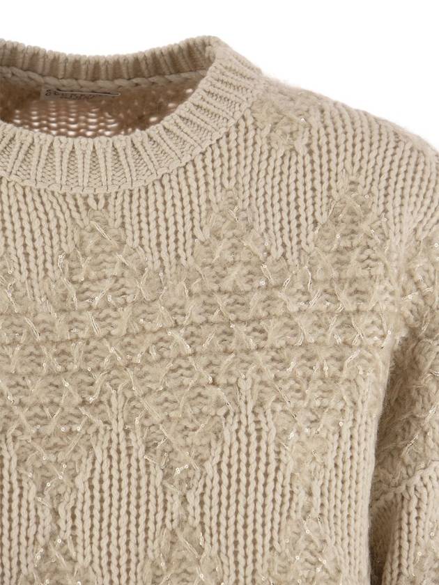 SS sweater jaquard rombi M6D368500CTD79 - BRUNELLO CUCINELLI - BALAAN 5