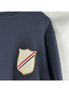 Men's Crest Patch Sweatshirt Navy - THOM BROWNE - BALAAN 3