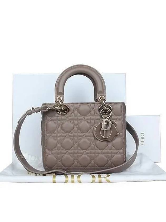 M0538 Gold Lambskin Lady ABC Small 2WAY - DIOR - BALAAN 1