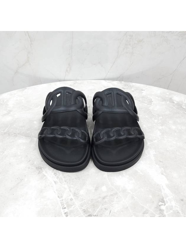 Lux You New Product 37 Extra Nappa Sandals Black H222302Z - HERMES - BALAAN 2