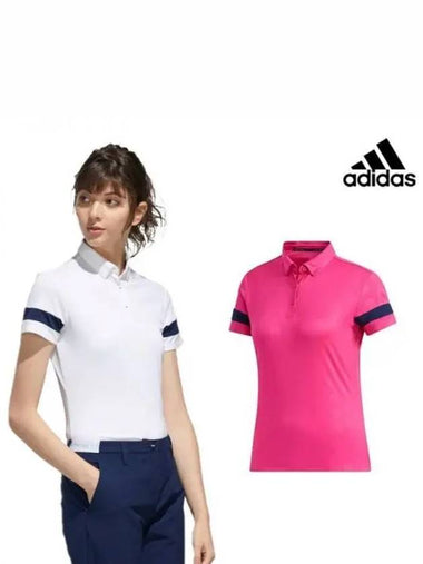 Women s Polo T shirt Short Sleeve FJ2436 FJ2438 Golf Wear Clothing Domestic Product GQFK22122818777 - ADIDAS GOLF - BALAAN 1