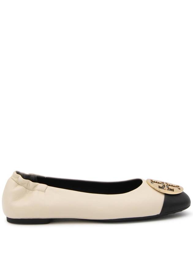 Claire Ballerina Flat Cream - TORY BURCH - BALAAN 3