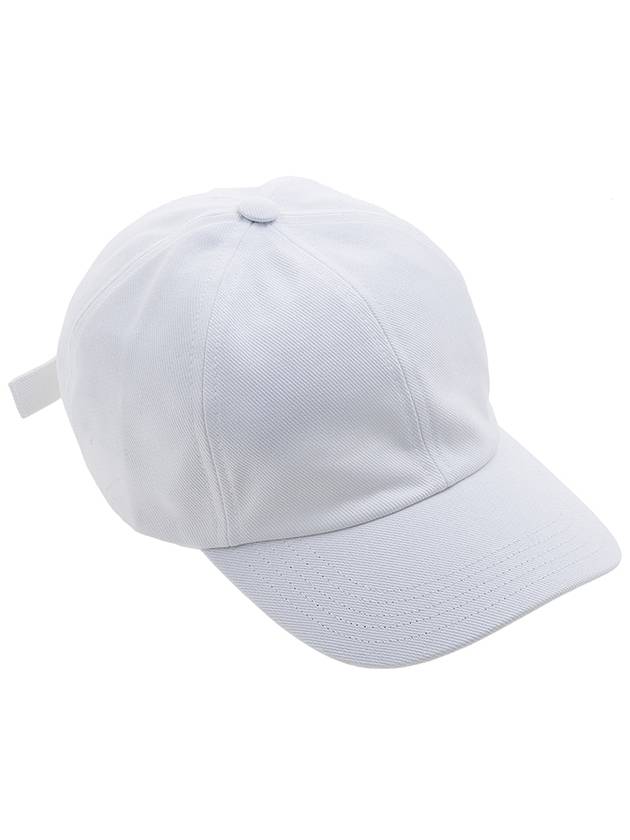 Double Fox Head Patch Ball Cap White - MAISON KITSUNE - BALAAN 5