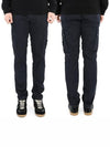 Men's Wappen Patch Cargo Track Pants Navy - STONE ISLAND - BALAAN 3