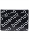 All Over Logo Card Wallet Black - BALENCIAGA - BALAAN 5