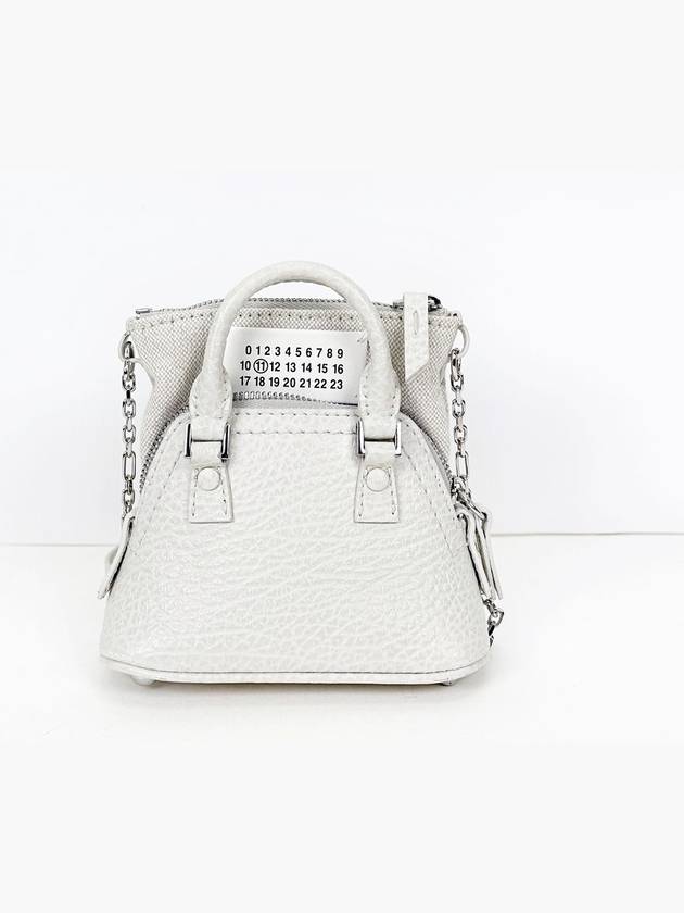 Maison Margiela White 5AC Micro Mini Baby Chain Shoulder Bag Crossbag 4VMMB30353 - MAISON MARGIELA - BALAAN 3